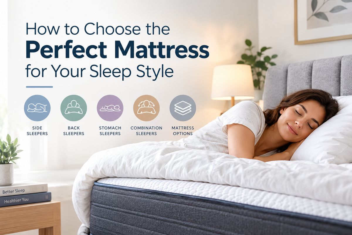 How to Choose the Perfect Mattress for Your Sleep Style