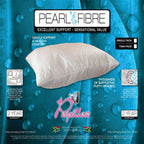 Pearl Fibre Twin Pack Plain Bag Pillow Standard Length