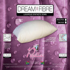 Dream Fibre Single Zip Bag Pillow Standard Length