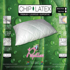 Chip Latex Twin Pack Plain Bag Pillow Standard Length