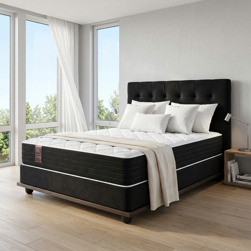 Bed Crafters Rest Easy Double Bed Set Extra Length