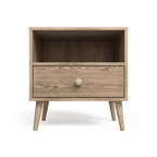 Scandinavian One Drawer Pedestal Alegria