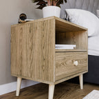 Scandinavian One Drawer Pedestal Alegria