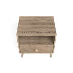 Scandinavian One Drawer Pedestal Alegria
