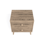 Scandinavian Two Drawer Pedestal Alegria