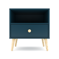 Impression One Drawers Pedestal Petrol Blue