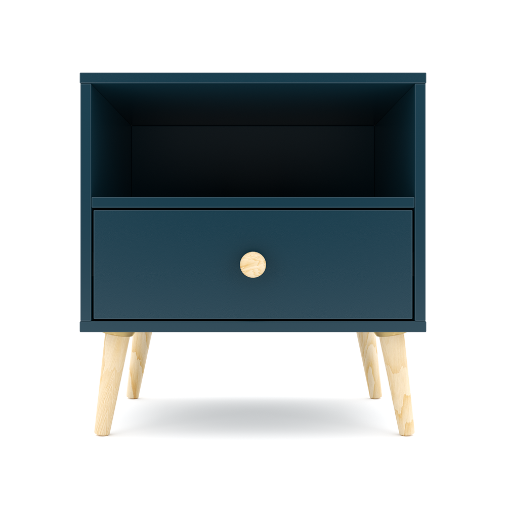 Impression One Drawers Pedestal Petrol Blue