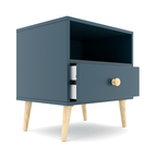 Impression One Drawers Pedestal Petrol Blue
