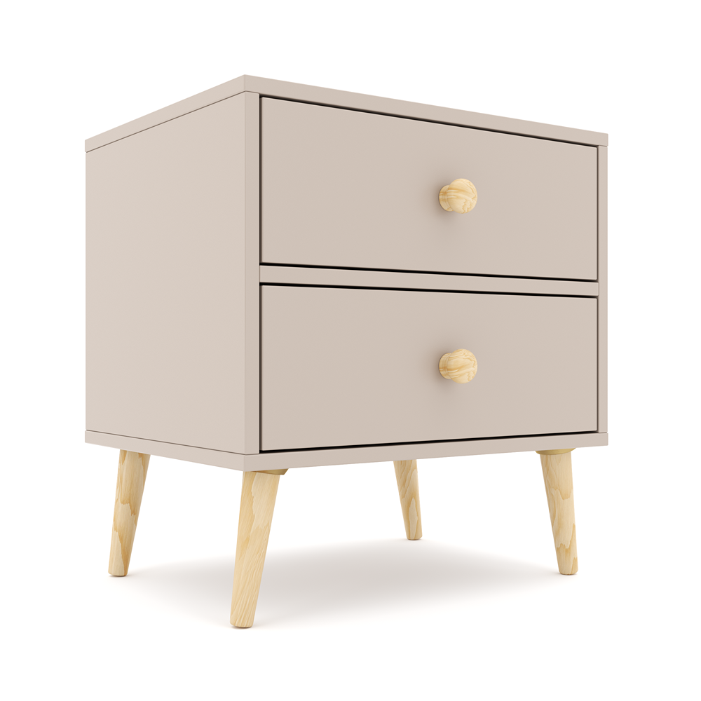 Impression Two Drawers Pedestal Congo