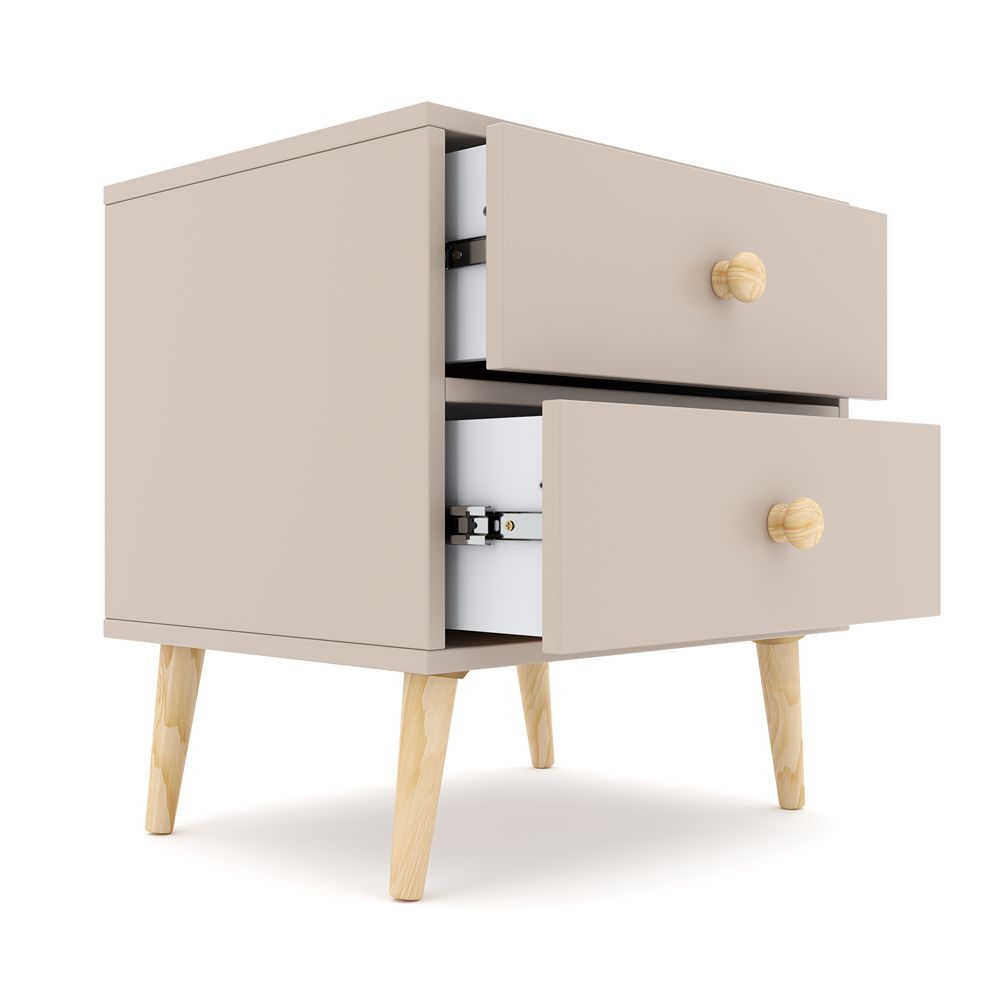 Impression Two Drawers Pedestal Congo