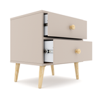 Impression Two Drawers Pedestal Congo