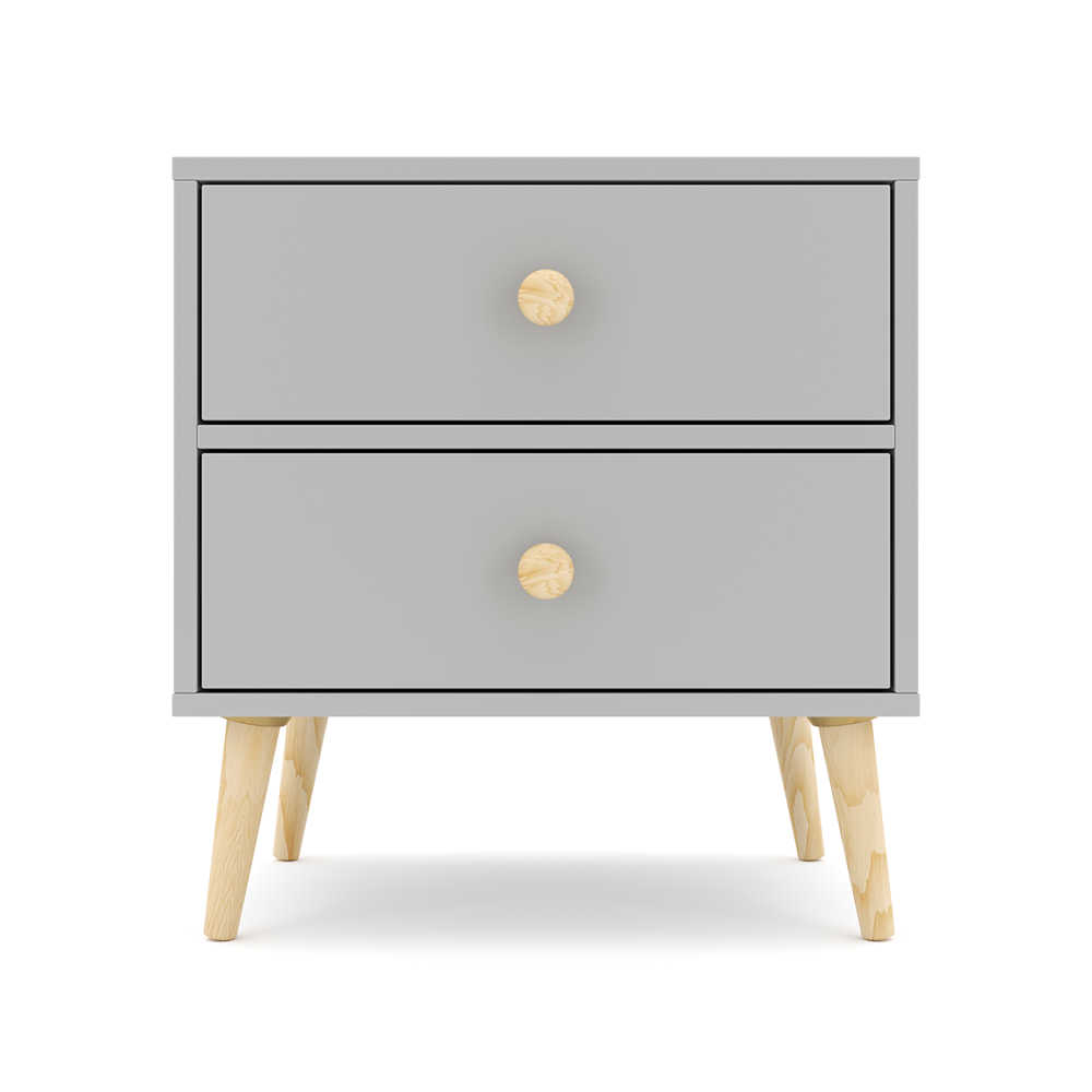 Impression Two Drawers Pedestal Dunblane Grey