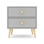 Impression Two Drawers Pedestal Dunblane Grey