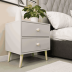 Impression Two Drawers Pedestal Dunblane Grey