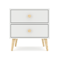 Impression Two Drawers Pedestal Folkstone Grey