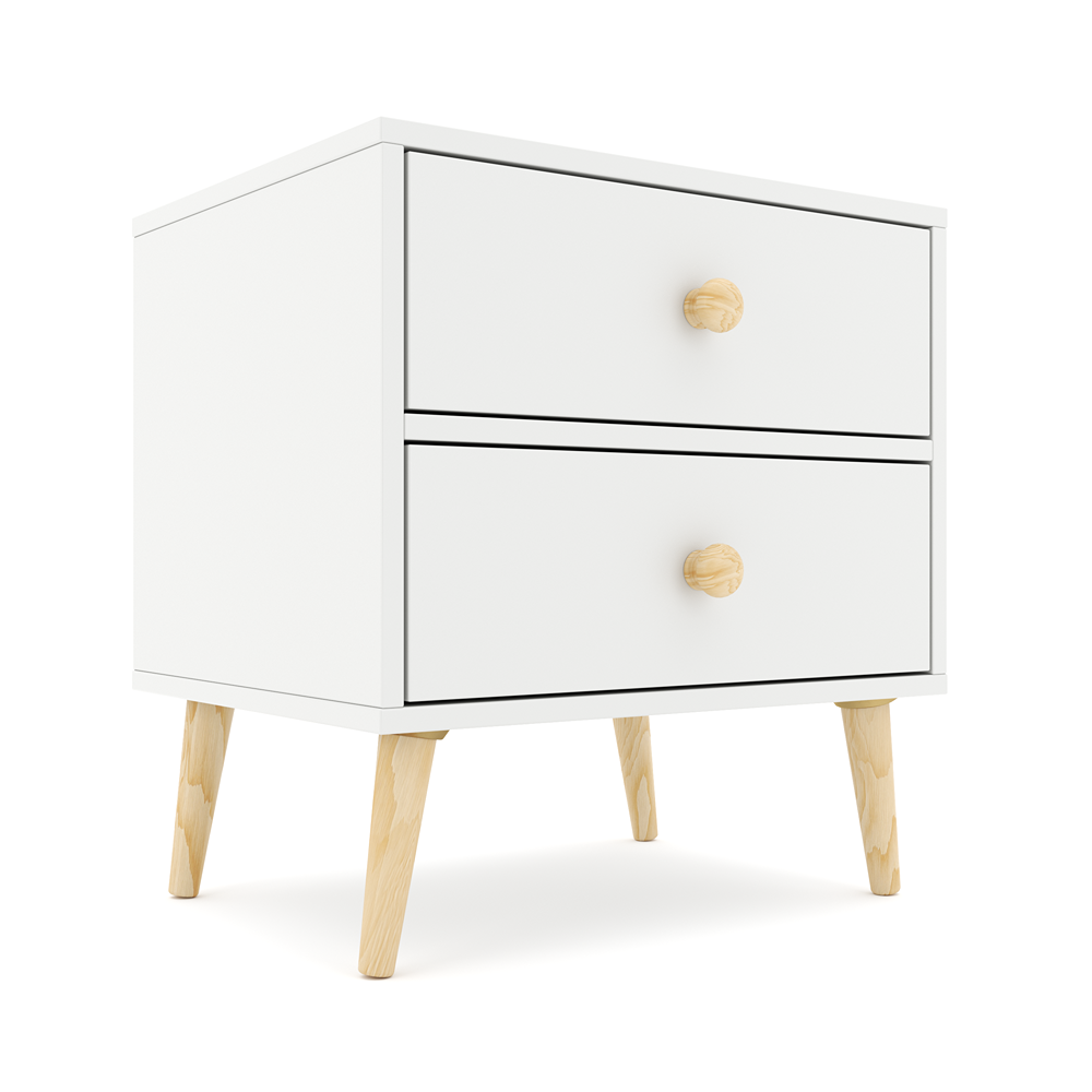 Impression Two Drawers Pedestal Folkstone Grey
