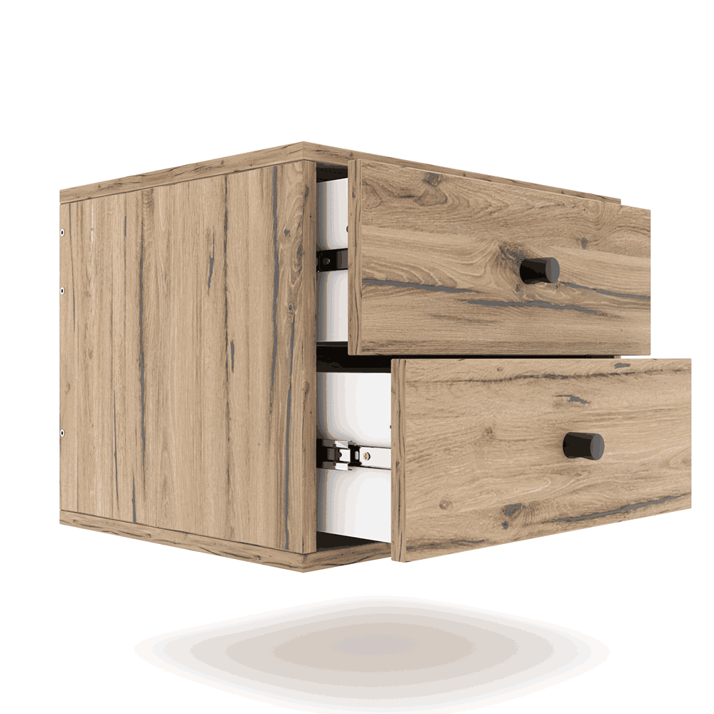Drakensberg Two Drawers Floating Pedestal Tunari