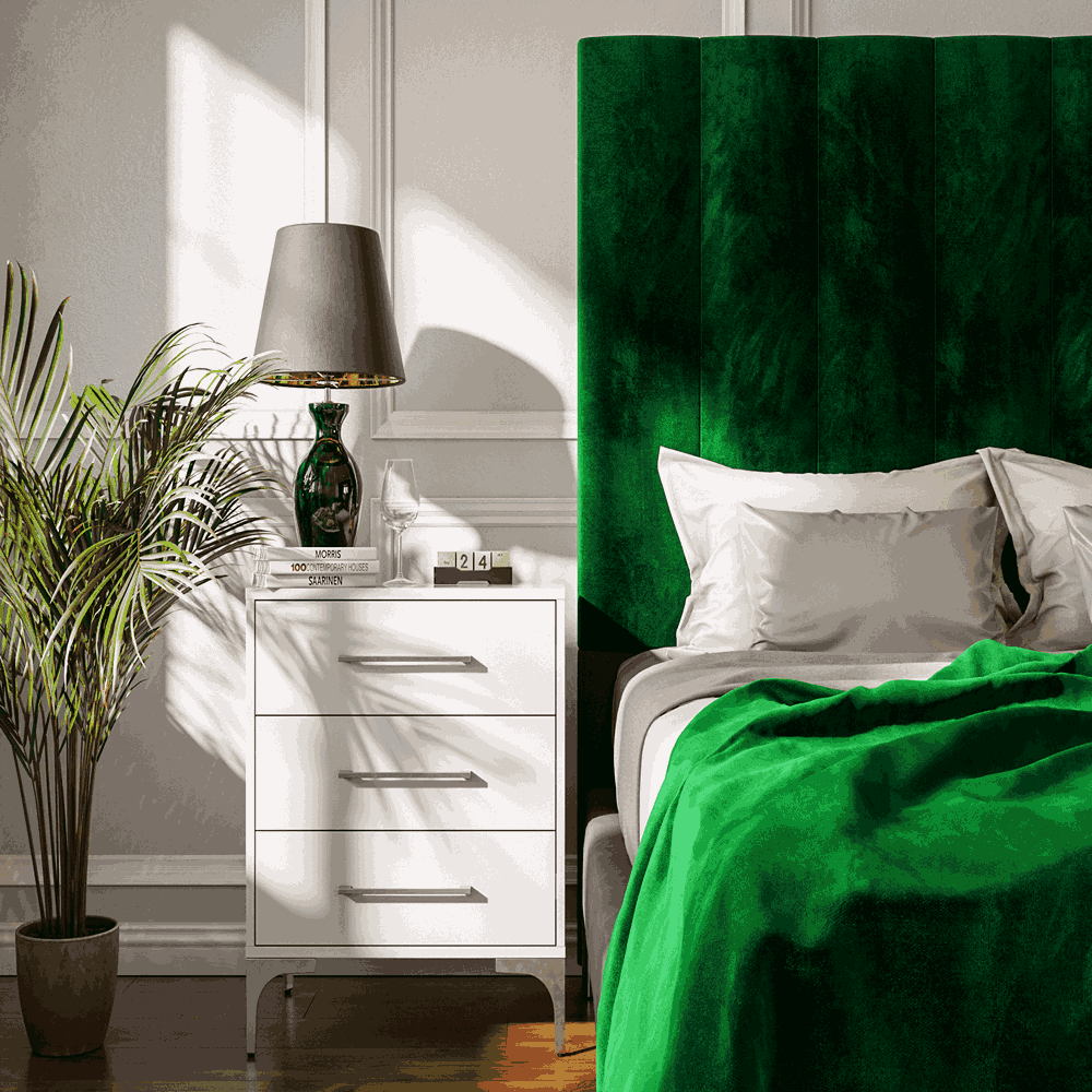 Prestige Emerald Green Queen Headboard