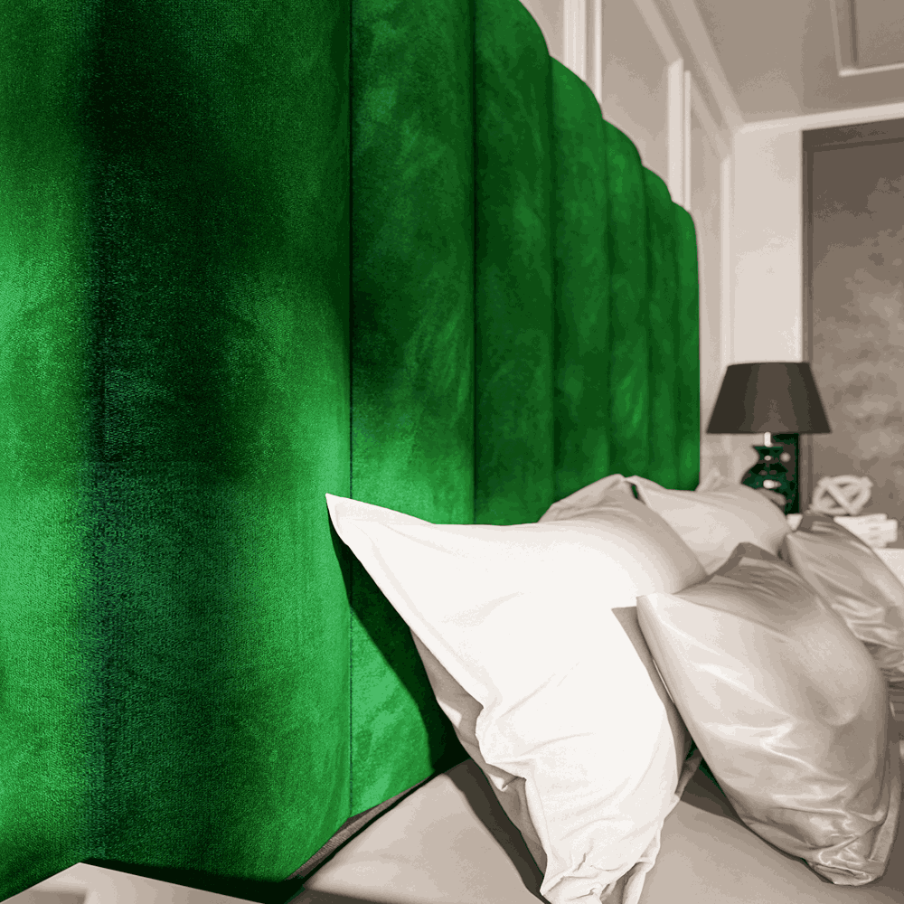 Prestige Emerald Green Double Headboard