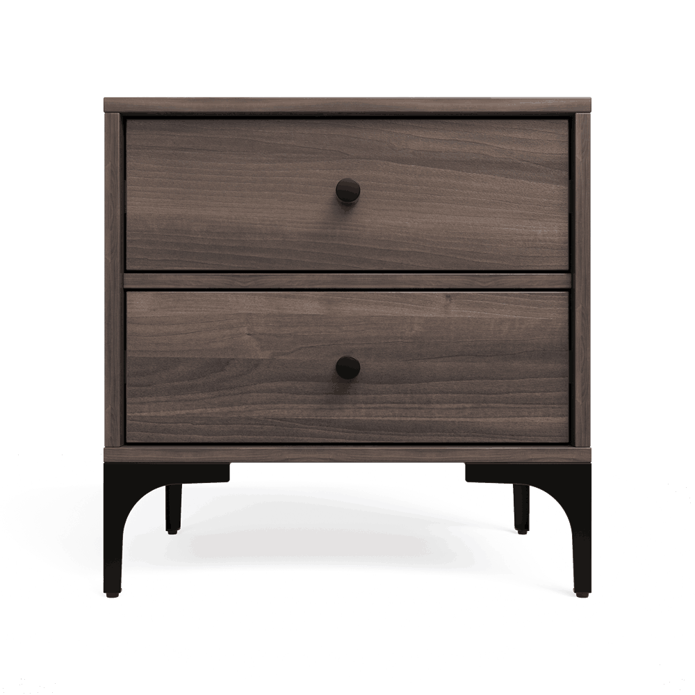 Mistbelt Two Drawers Pedestal Walnut