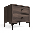 Mistbelt Two Drawers Pedestal Walnut