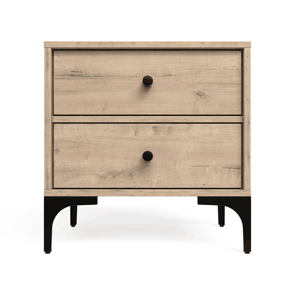 Mistbelt Two Drawers Pedestal Brookhill