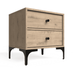 Mistbelt Two Drawers Pedestal Brookhill