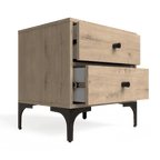 Mistbelt Two Drawers Pedestal Brookhill