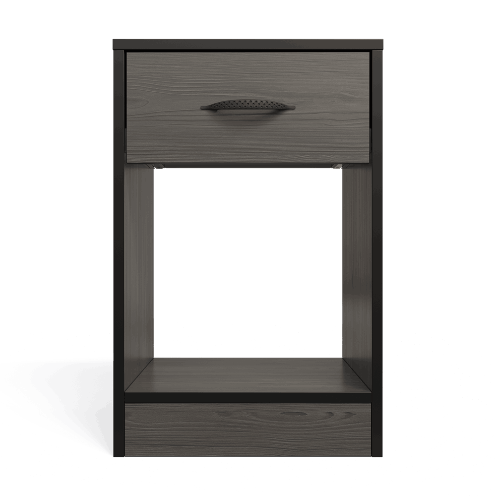 Essential One Drawers Pedestal Smoked Cedar