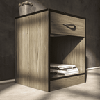 Essential One Drawers Pedestal Smoked Cedar