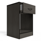 Essential One Drawers Pedestal Smoked Cedar