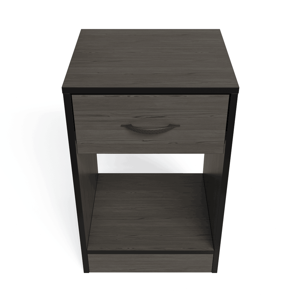 Essential One Drawers Pedestal Smoked Cedar
