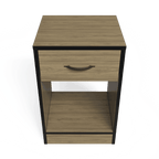 Essential One Drawers Pedestal Swiss Elm