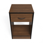 Essential One Drawers Pedestal Brown Walnut