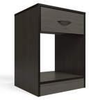 Foundation One Drawers Pedestal Smoked Cedar