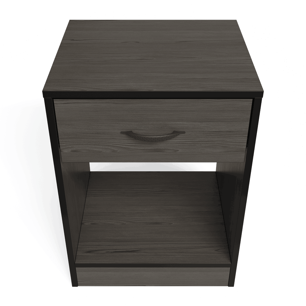 Foundation One Drawers Pedestal Smoked Cedar
