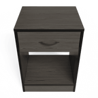 Foundation One Drawers Pedestal Smoked Cedar