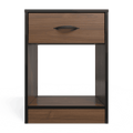 Foundation One Drawers Pedestal Brown Walnut