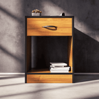 Foundation One Drawers Pedestal Brown Walnut