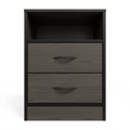 Foundation Two Drawers Pedestal Smoked Cedar