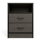 Foundation Two Drawers Pedestal Smoked Cedar