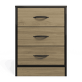 Foundation Three Drawers Pedestal Swiss Elm