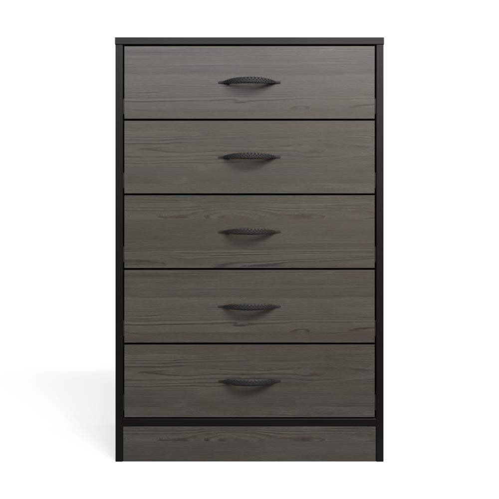 Foundation Tall Boy Chest of Drawers Smoked Cedar