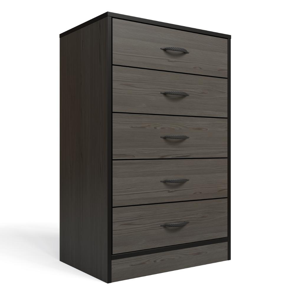 Foundation Tall Boy Chest of Drawers Smoked Cedar