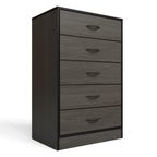Foundation Tall Boy Chest of Drawers Smoked Cedar