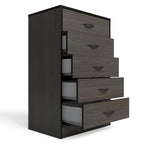 Foundation Tall Boy Chest of Drawers Smoked Cedar