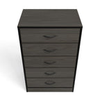 Foundation Tall Boy Chest of Drawers Smoked Cedar