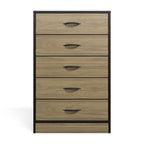 Foundation Tall Boy Chest of Drawers Swiss Elm