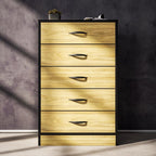 Foundation Tall Boy Chest of Drawers Swiss Elm