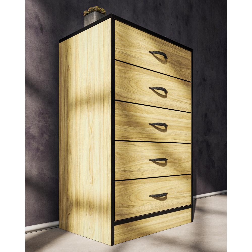 Foundation Tall Boy Chest of Drawers Swiss Elm